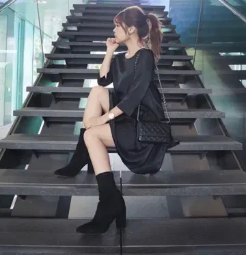 rienda 스웨이드 숏부츠 L