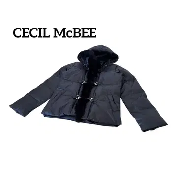 [ CECIL McBEE/세실 맥비 ] 블랙 다운 자켓 M 갸루