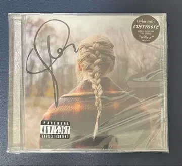 Taylor Swift evermore 친필 사인 CD