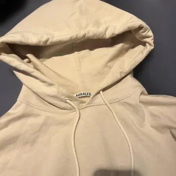 auralee 후드티 크림