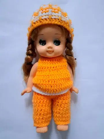 오오이케 아이돌짱 인형? 쇼와 레트로 소프트 비닐 여아 익명 배송