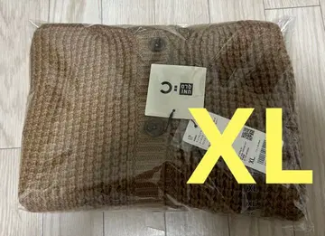 UNIQLO C 와플 니트 후디드 베스트 XL 베이지 1