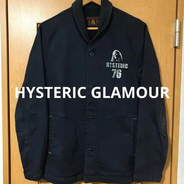 [ 분위기 발군 ] HYSTERIC GLAMOUR 올 패턴 숄 옷깃 자켓