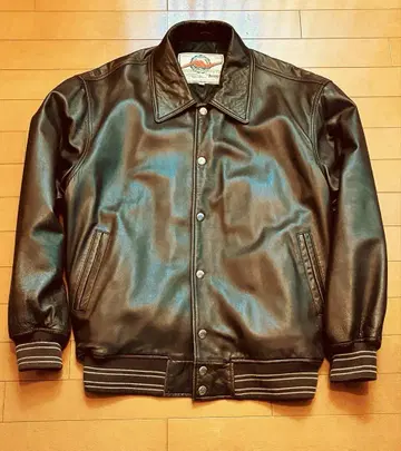 AVIREX VARSITY 가죽 자켓