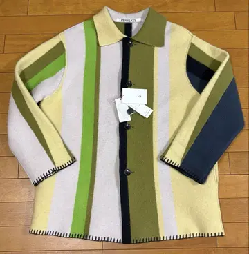 퍼버즈 담요 코트 그린