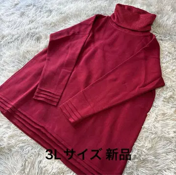 provador 컷 티어드 후와포카 속기모 튜닉 레드 3L 새상품