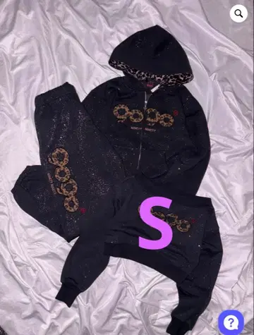 9090 girl OG Logo Glitter 셋업