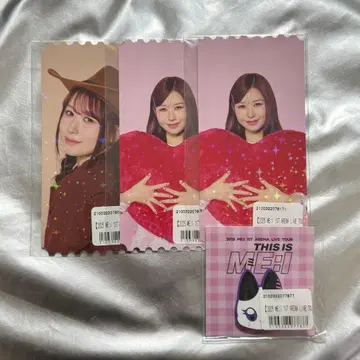 ME:I 온라인 복권 카사하라 모모나 헤어 클립 픽처 티켓 3장