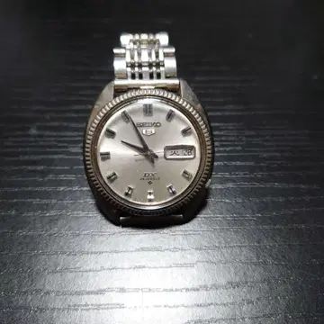 SEIKO 5 DX 자동 시계 실버