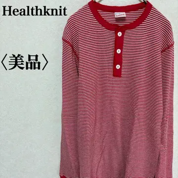 Healthknit 헬스니트 헨리넥 써멀 긴팔 T셔츠 M