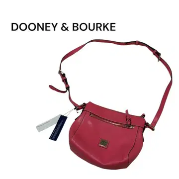 [ 미사용 새상품 ] DOONEY & BOURKE 핑크 가죽 숄더 백
