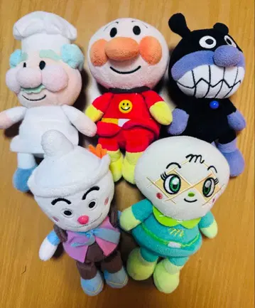 호빵맨 봉제 인형 프리치이 콩 세트