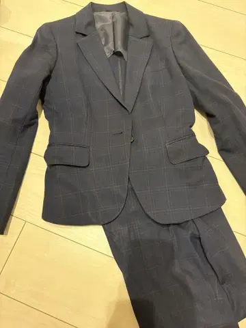 THE SUIT COMPANY 체크 무늬 수트 셋업 상하의 사이즈 40