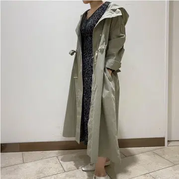 [ 미사용 새상품 ] FRAYI.D 허리 리본 모즈 코트 0