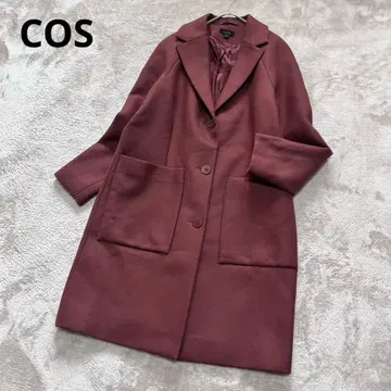 새상품급 코스 울 체스터 코트 롱 코트