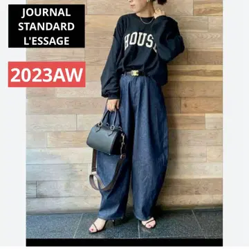 23AW 저널 스탠다드 레사쥬 데님 커브 팬츠 인디고 38
