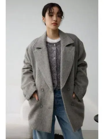 AZULBYMOSSY 더블 테일러드 재킷