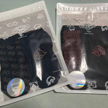 Tabio 캐릭터 패턴 스니커즈 삭스 2족 세트