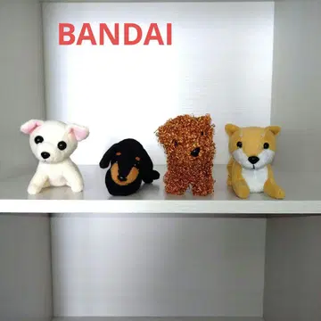 반다이 귀여운 강아지 친구들 봉제 인형 세트 봉제 인형