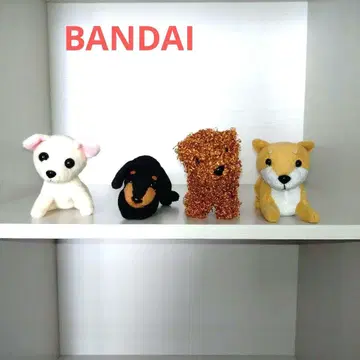 반다이 귀여운 강아지 친구들 봉제 인형 세트 봉제 인형