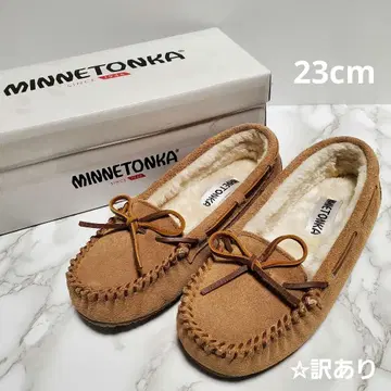 하자품 미네통카 모카신 CALLY 2 Cinnamon 시나몬