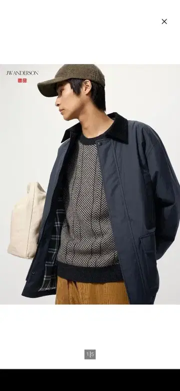 JW ANDERSON 네이비 자켓