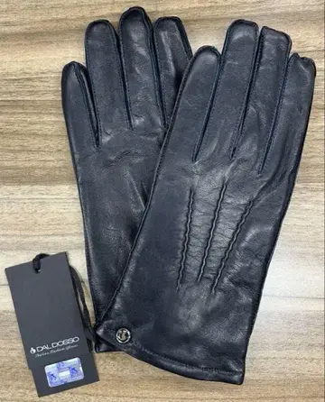 DAL DOSSO 블랙 가죽 장갑