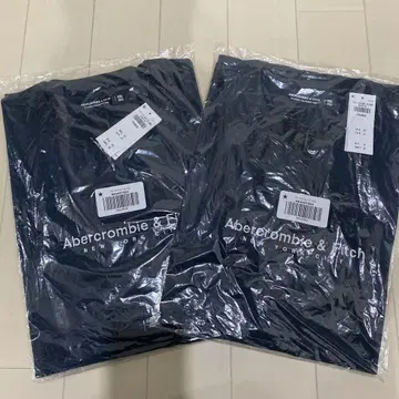 Abercrombie & Fitch 블랙 T셔츠 XXL 2장 세트