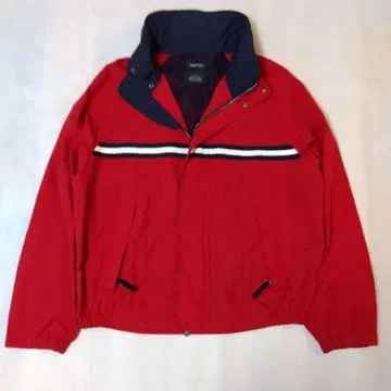 [ NAUTICA ] L 사이즈 노티카 남성용 아우터 후드 부착 레드