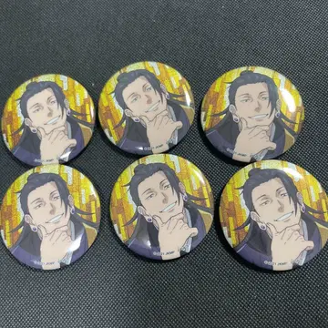 주술회전 0 라메키라 캔뱃지 캔뱃지 게토 스구루 세트