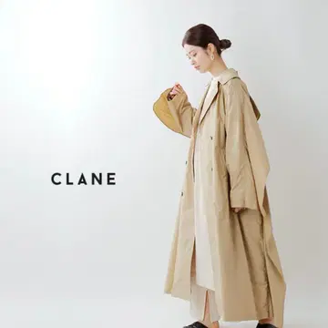 새상품급 CLANE 베이지 트렌치코트