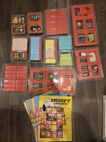 [ 데아고스티니 ] 만들어 모으는 스누피 & 프렌즈 81~91