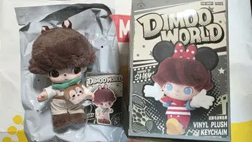 DIMOO WORLD 비닐 러쉬 키링 CHIP AND DALE