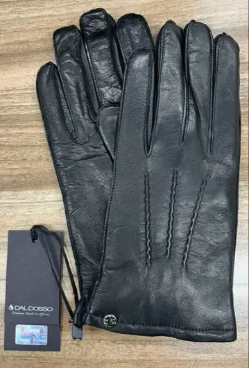 DAL DOSSO 블랙 네이비 가죽 장갑 8