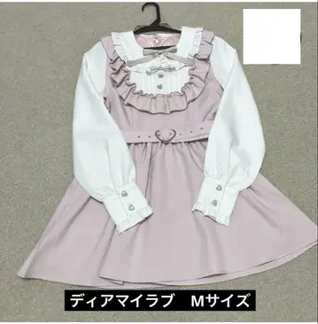 디어마이러브 원피스 M 사이즈 리본 프릴
