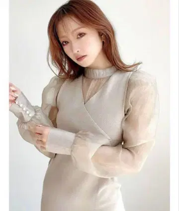 완판템 RESEXXY 레이어드 머메이드 니트 원피스