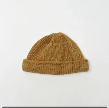 키지마 타카유키 x 모모 치하루 니트 모자 머스타드