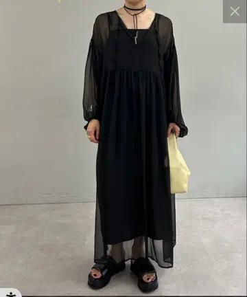 sheenery 시어 개더 2way 드레스 38