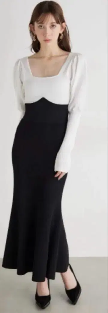 rienda 새상품 긴팔 머메이드 원피스