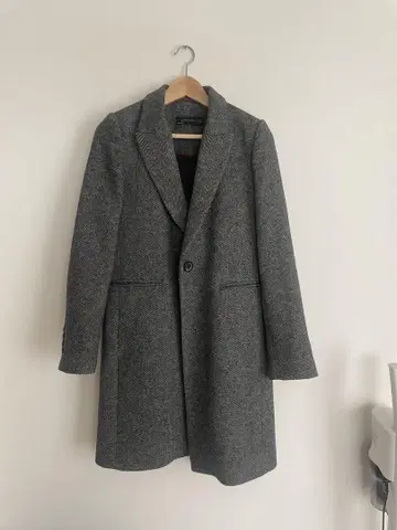 ZARA WOMAN 체스터 코트 M 그레이