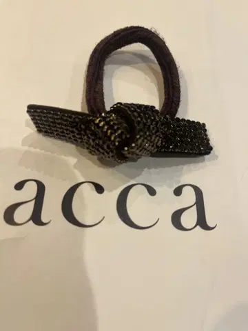 acca 아카 리본 고무 브라운 스테디셀러