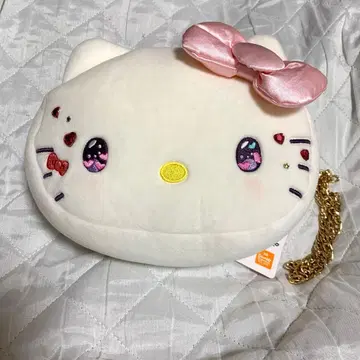 산리오 헬로키티 아베일 콜라보 50주년 디자인 페이스 숄더백