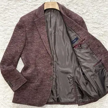 미사용급 팔질레리 소프트 트위드풍 테일러드 자켓 가을/겨울 L 상당