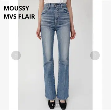 MOUSSY 마우지 일본제 MVS FLARE 플레어 청바지 데님 파랑