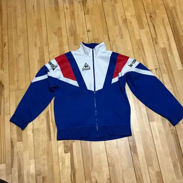 90s 르꼬끄 스포르티브 저지 파랑/화이트/빨간색 트리콜로르 컬러