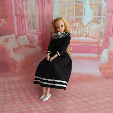 제니 세일러 카라 블랙 드레스 세트