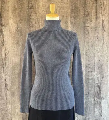 UNITED ARROWS 리브 터틀넥 니트