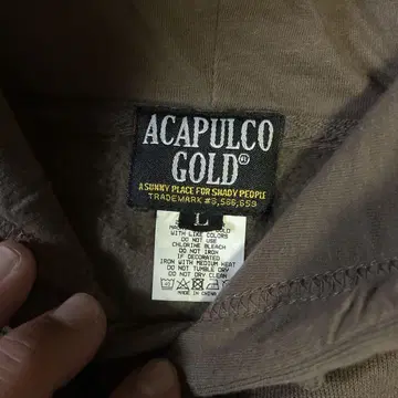 ACAPULCO GOLD 그레이 후드티