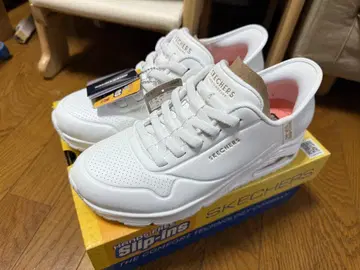 스케쳐스 슬립인즈 우노 이지 에어 SKECHERS 화이트