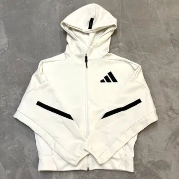 아디다스 풀 집업 후드 부착 트랙 자켓 S